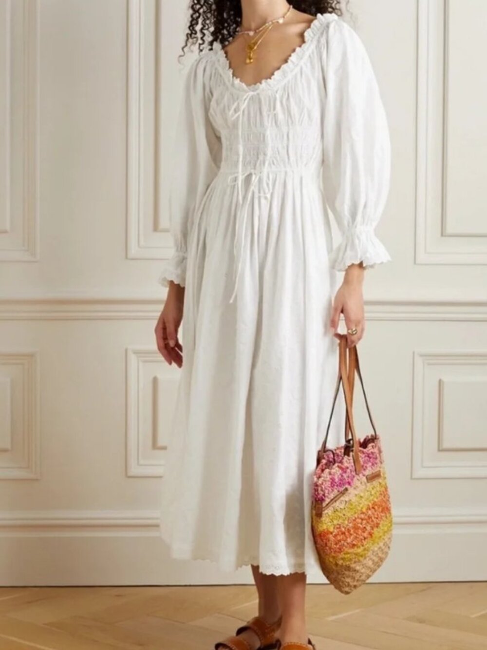 NWT Doen Isolde Dress Salt